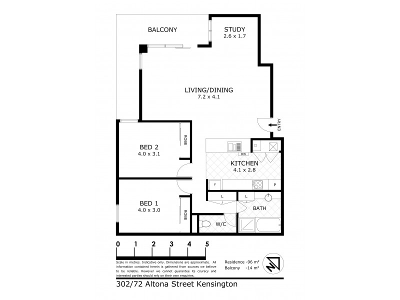 302/72 Altona Street, Kensington VIC 3031