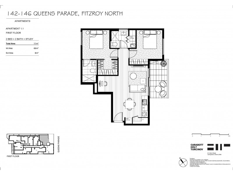 1.1/142 Queens Pde, Fitzroy North VIC 3068