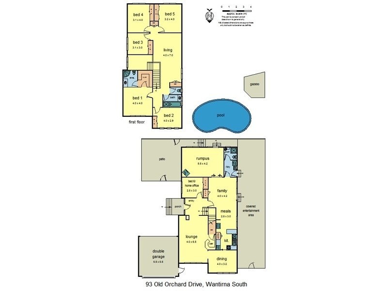 93 Old Orchard Drive, Wantirna South VIC 3152 Floorplan