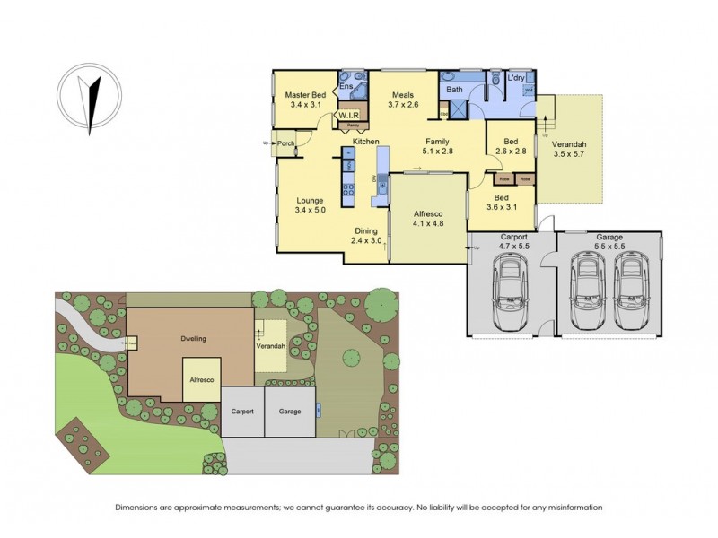 1 Coringa Court, Knoxfield VIC 3180 Floorplan