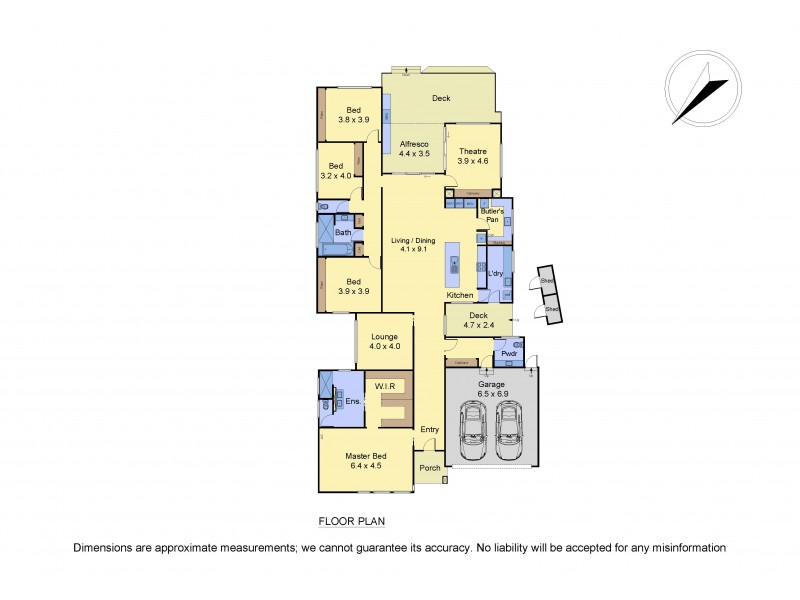1 Orchid Street, Heathmont VIC 3135 Floorplan