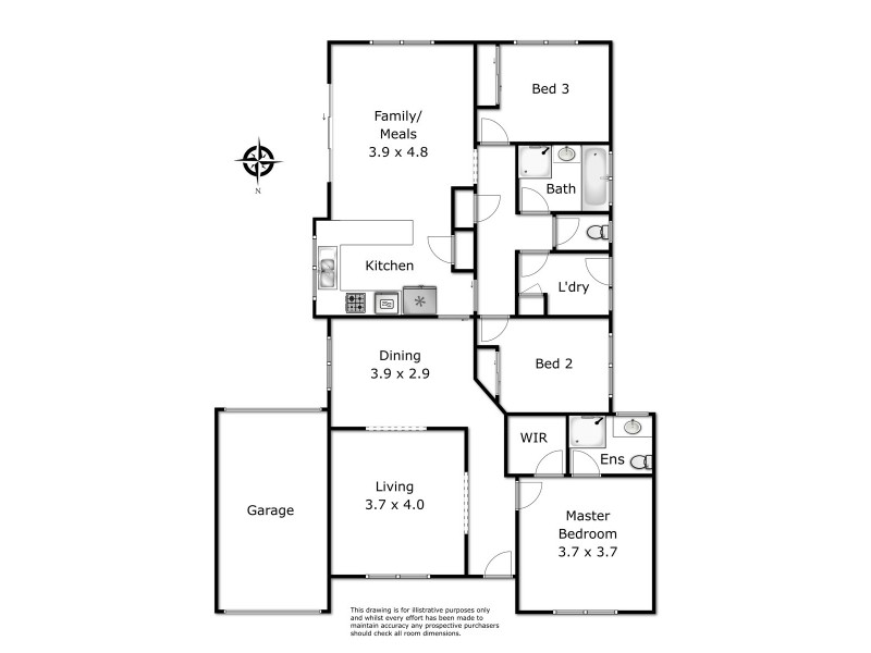 54 Mosman Close, Wantirna South VIC 3152 Floorplan