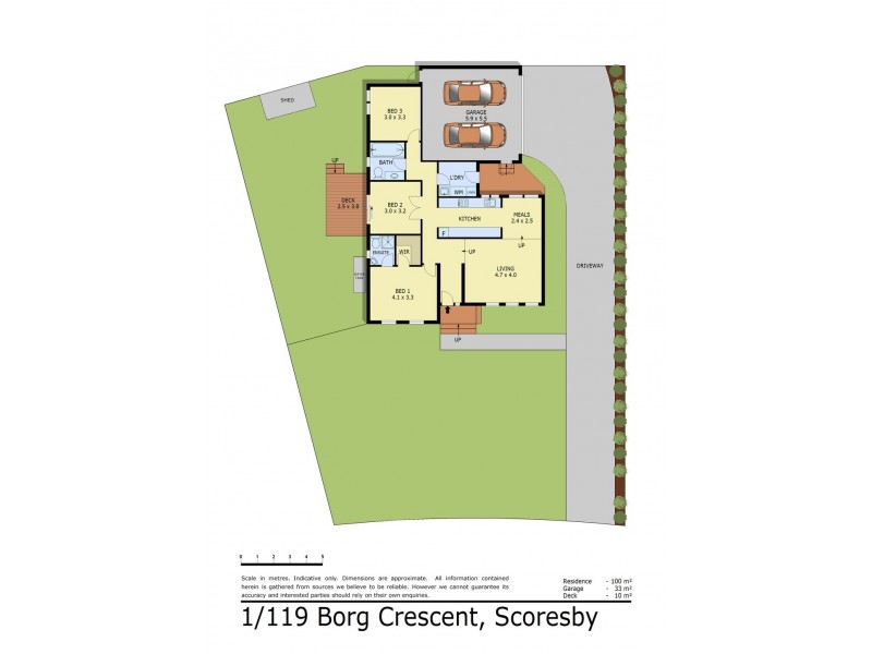1/119 Borg Crescent, Scoresby VIC 3179 Floorplan