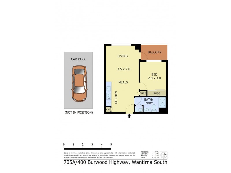 705A/400 Burwood Highway, Wantirna South VIC 3152 Floorplan