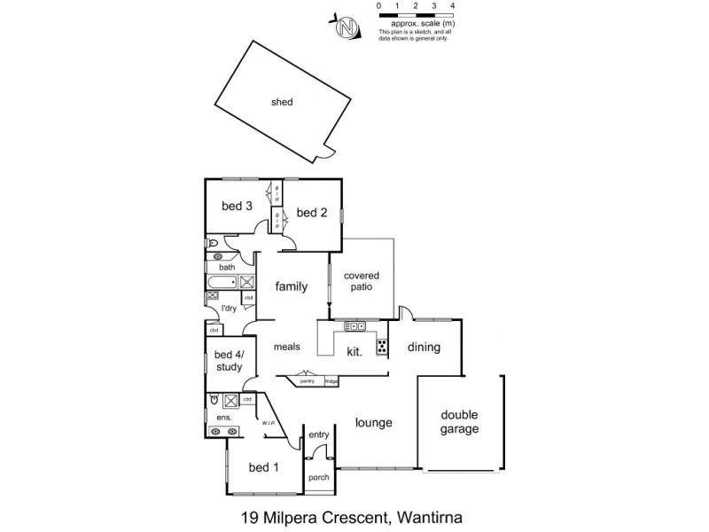 19 Milpera Crescent, Wantirna VIC 3152 Floorplan