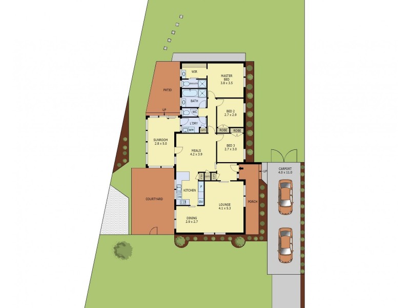 12 Bexsarm Crescent, Rowville VIC 3178 Floorplan