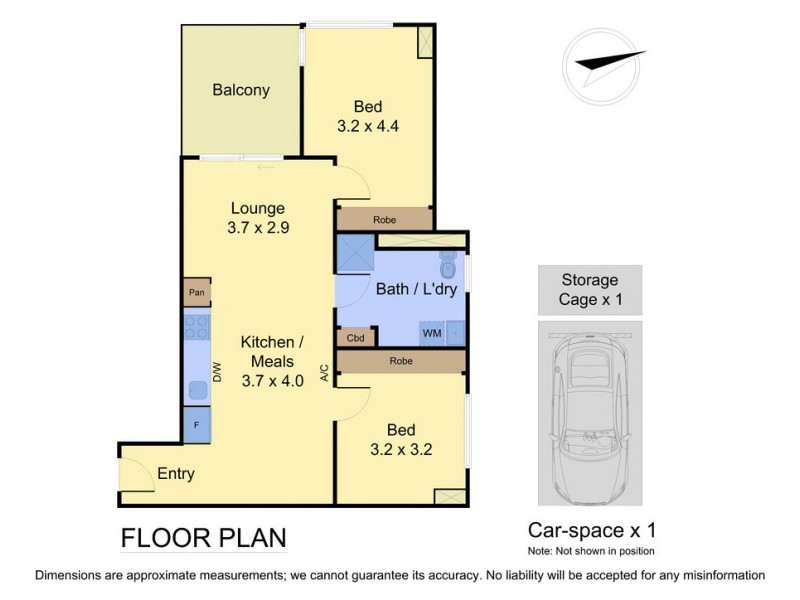 205/1088 Stud Road, Rowville VIC 3178 Floorplan