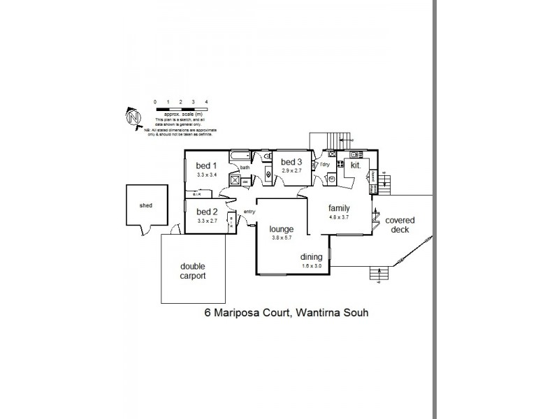 6 Mariposa Court, Wantirna South VIC 3152 Floorplan