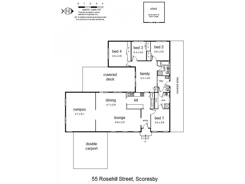 55 Rosehill Street, Scoresby VIC 3179 Floorplan