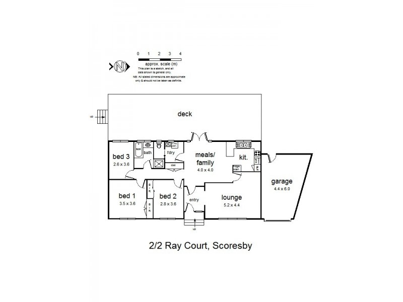 2/2 Ray Court, Scoresby VIC 3179 Floorplan