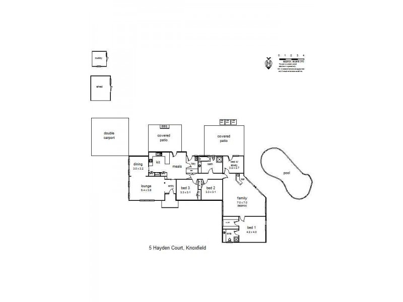 5 Hayden Court, Knoxfield VIC 3180 Floorplan