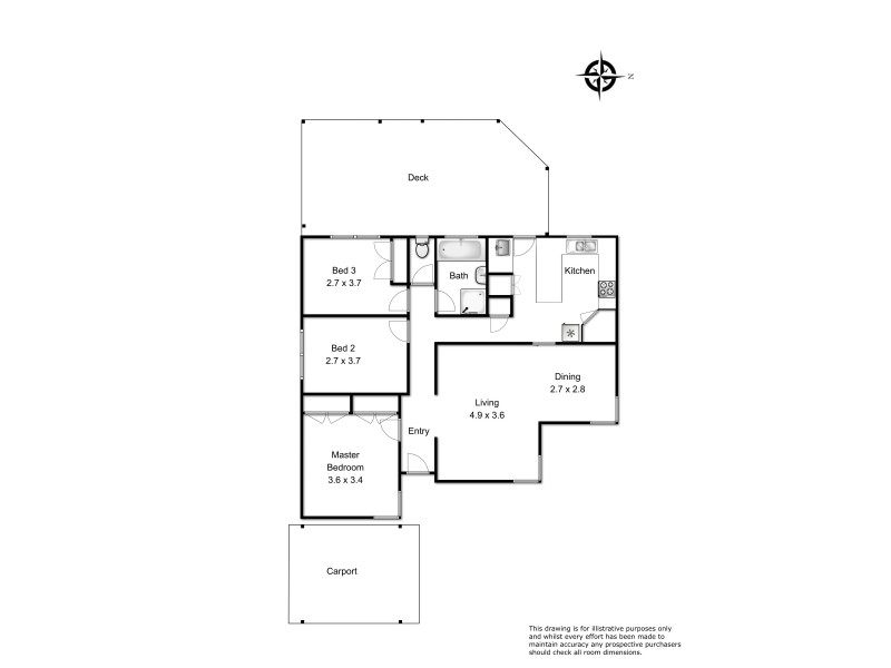 33 Norma Crescent South, Knoxfield VIC 3180 Floorplan