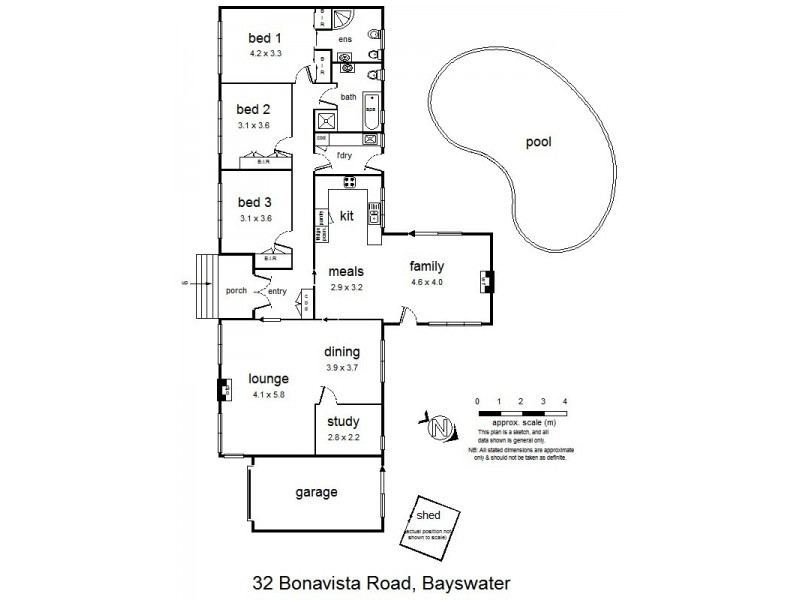 32 Bona Vista Road, Bayswater VIC 3153 Floorplan