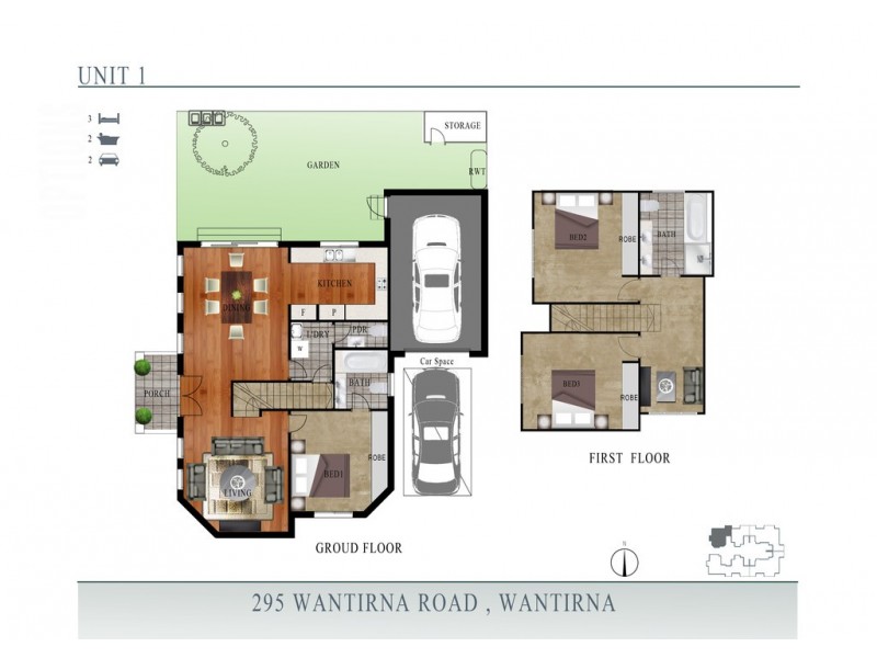 1-8/295 Wantirna Road, Wantirna VIC 3152 Floorplan