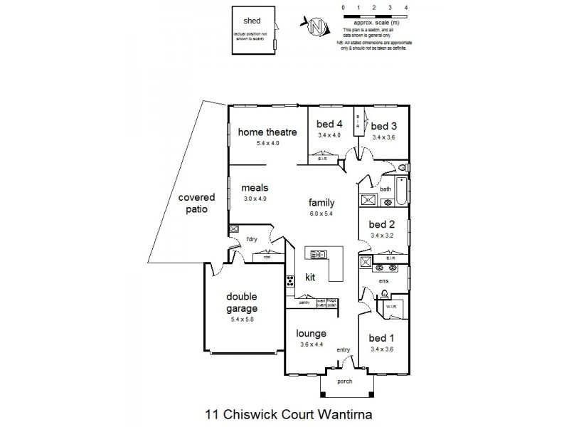 11 Chiswick Court, Wantirna VIC 3152 Floorplan