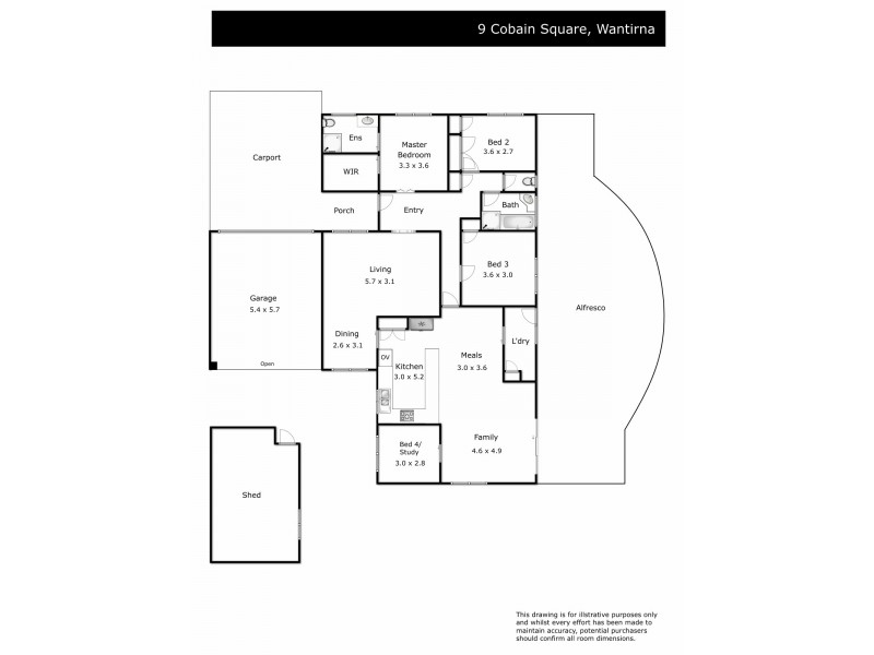 9 Cobain Square, Wantirna VIC 3152 Floorplan