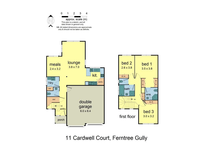 11 Cardwell Court, Ferntree Gully VIC 3156 Floorplan