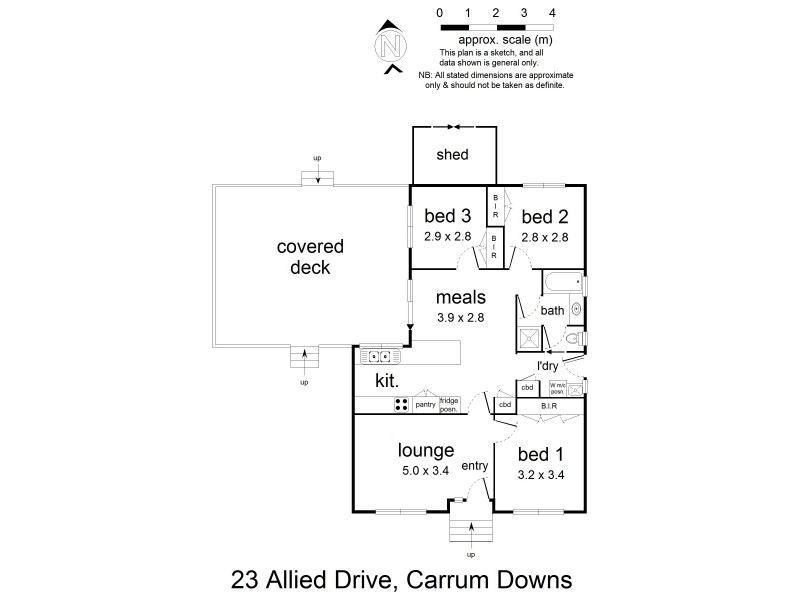 23 Allied Drive, Carrum Downs VIC 3201 Floorplan