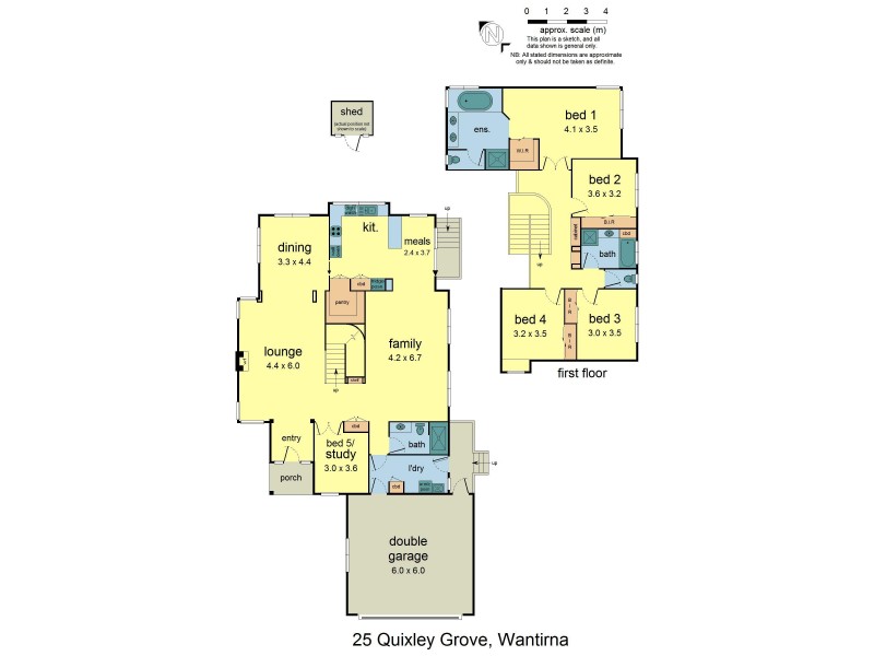 25 Quixley Grove, Wantirna VIC 3152 Floorplan