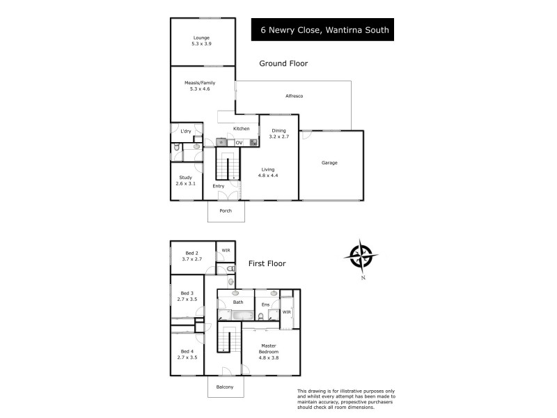 6 Newry Close, Wantirna South VIC 3152 Floorplan