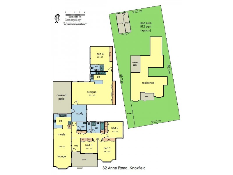 32 Anne Road, Knoxfield VIC 3180 Floorplan