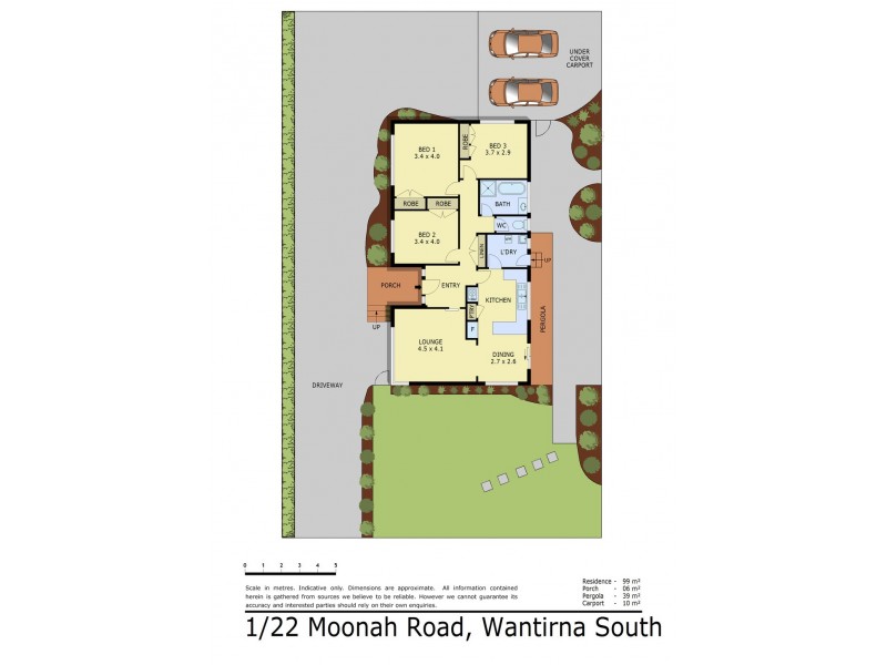 1/22 Moonah Road, Wantirna South VIC 3152 Floorplan