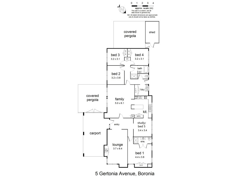 5 Gertonia Avenue, Boronia VIC 3155 Floorplan