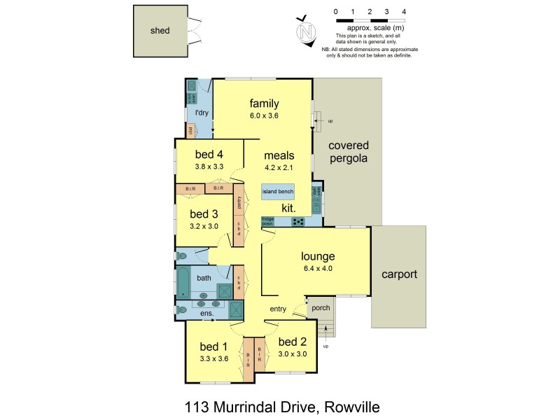 113 Murrindal Drive, Rowville VIC 3178 Floorplan