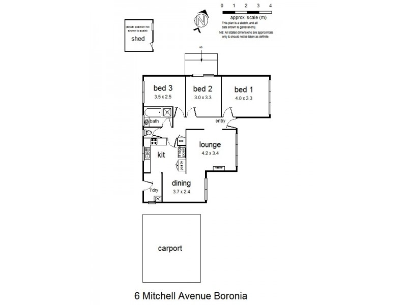6 Mitchell Avenue, Boronia VIC 3155 Floorplan