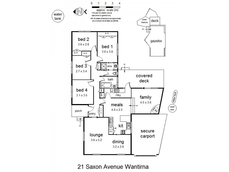 21 Saxon Avenue, Wantirna VIC 3152 Floorplan
