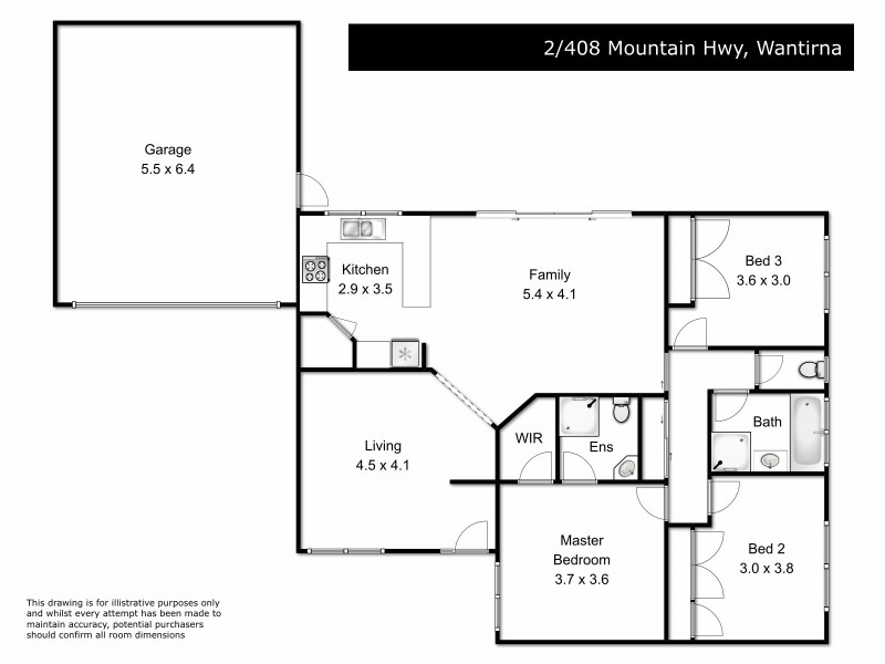 2/408 Mountain Highway, Wantirna VIC 3152 Floorplan
