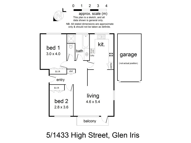 5/1433 High Street, Glen Iris VIC 3146 Floorplan