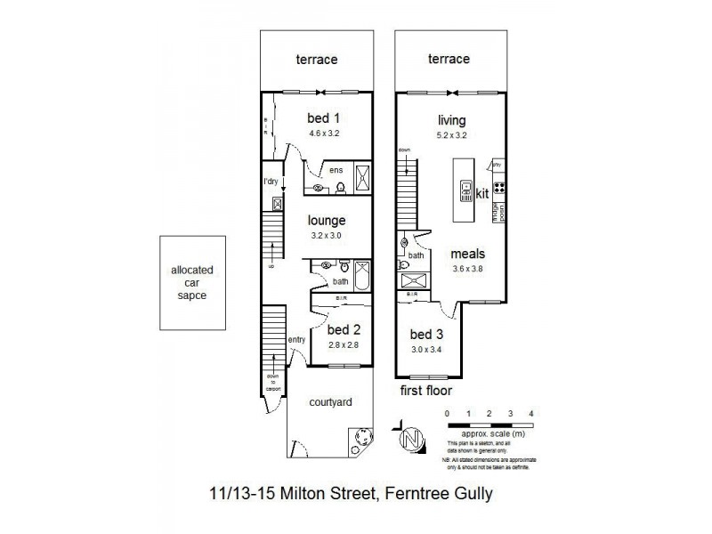 11/3-5 Milton Street, Ferntree Gully VIC 3156 Floorplan