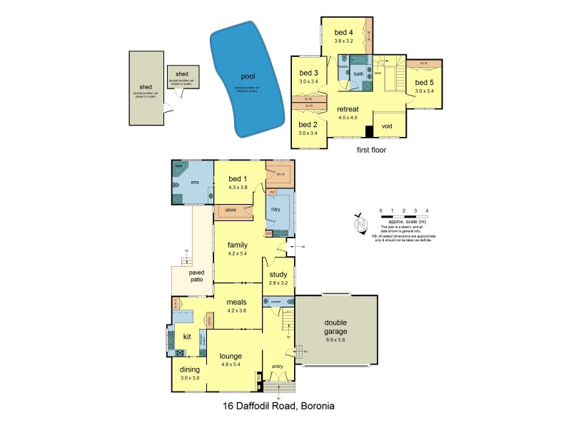 16 Daffodil Road, Boronia VIC 3155 Floorplan