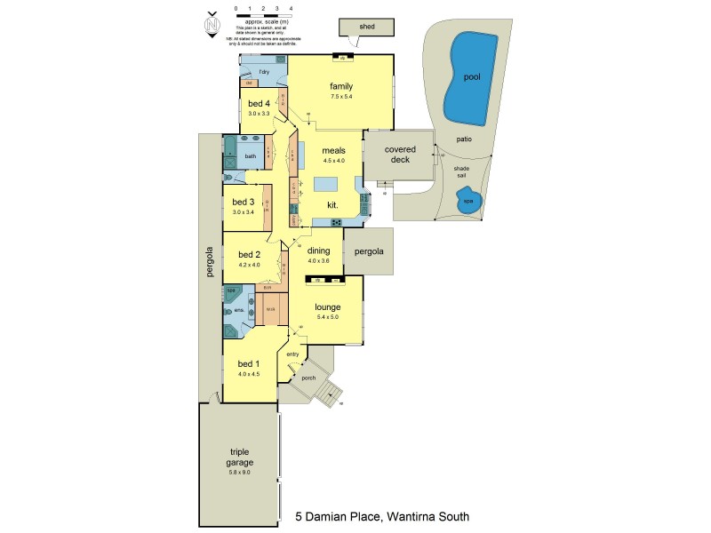 5 Damian Place, Wantirna South VIC 3152 Floorplan