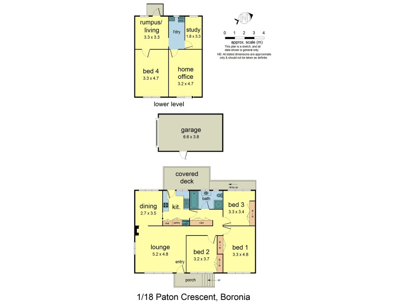 1/18 Paton Crescent, Boronia VIC 3155 Floorplan