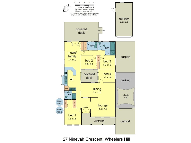 27 Ninevah Crescent, Wheelers Hill VIC 3150 Floorplan