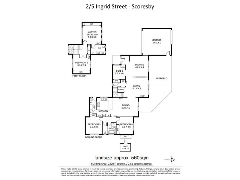 2/5 Ingrid Street, Scoresby VIC 3179 Floorplan