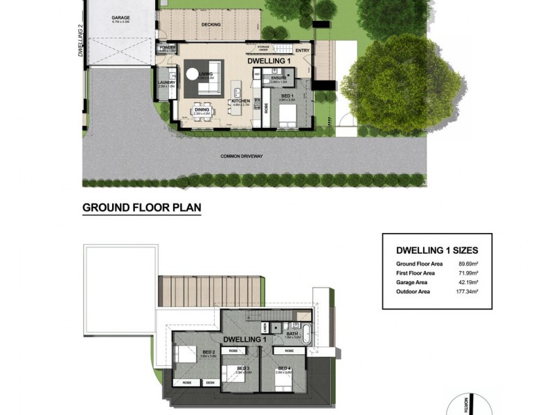 2/91 O’Connor Road, Knoxfield VIC 3180 Floorplan