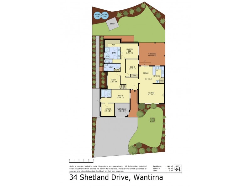 34 Shetland Drive, Wantirna VIC 3152 Floorplan