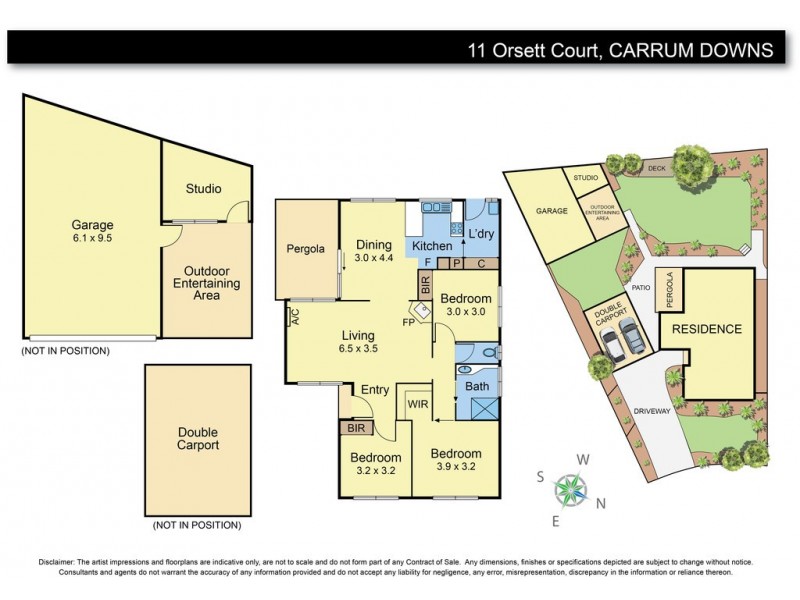 11 Orsett Court, Carrum Downs VIC 3201 Floorplan