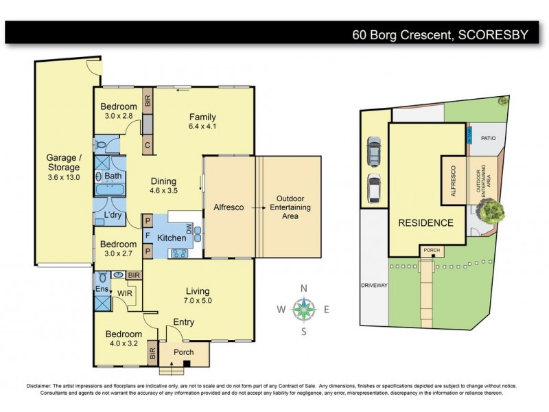 60 Borg Crescent, Scoresby VIC 3179 Floorplan