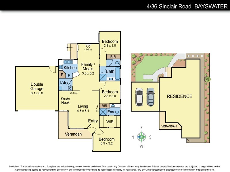 4/36 Sinclair Road, Bayswater VIC 3153 Floorplan