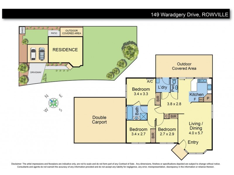 149 Waradgery Drive, Rowville VIC 3178 Floorplan