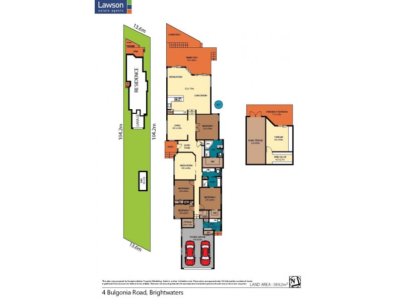 4 Bulgonia Road, Brightwaters NSW 2264 Floorplan