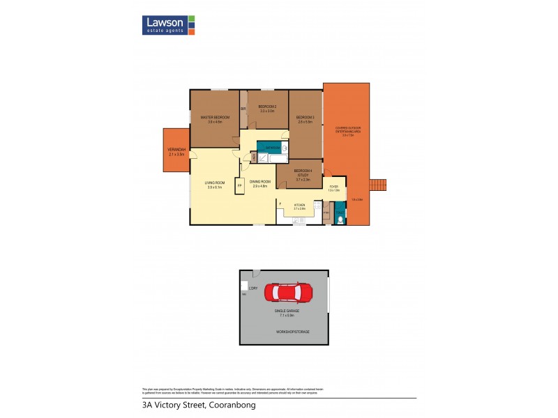 3A Victory Street, Cooranbong NSW 2265 Floorplan