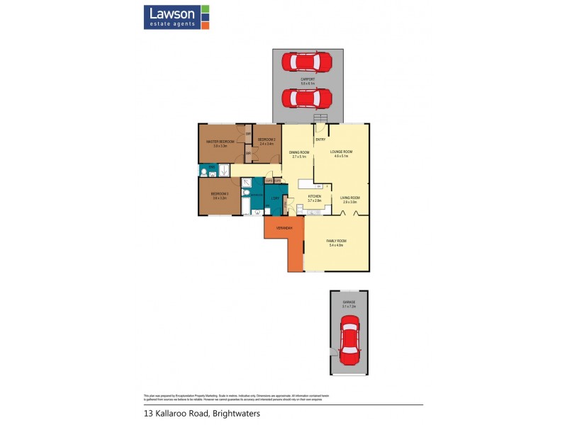 13 Kallaroo Road, Brightwaters NSW 2264 Floorplan
