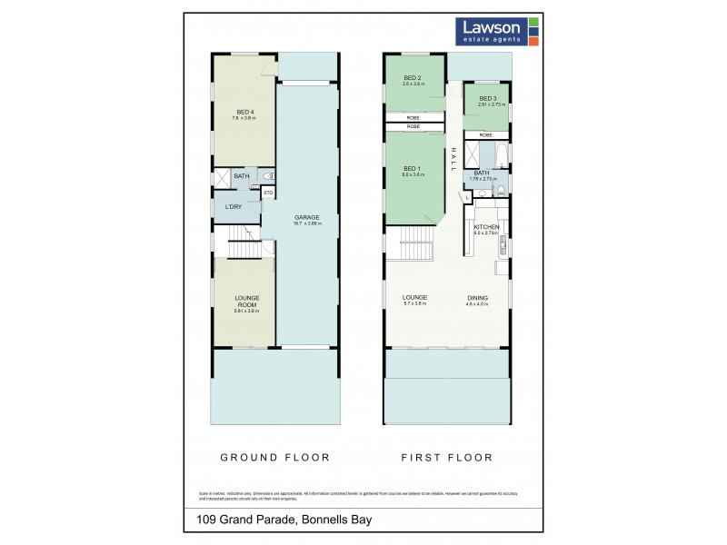 109 Grand Parade, Bonnells Bay NSW 2264 Floorplan