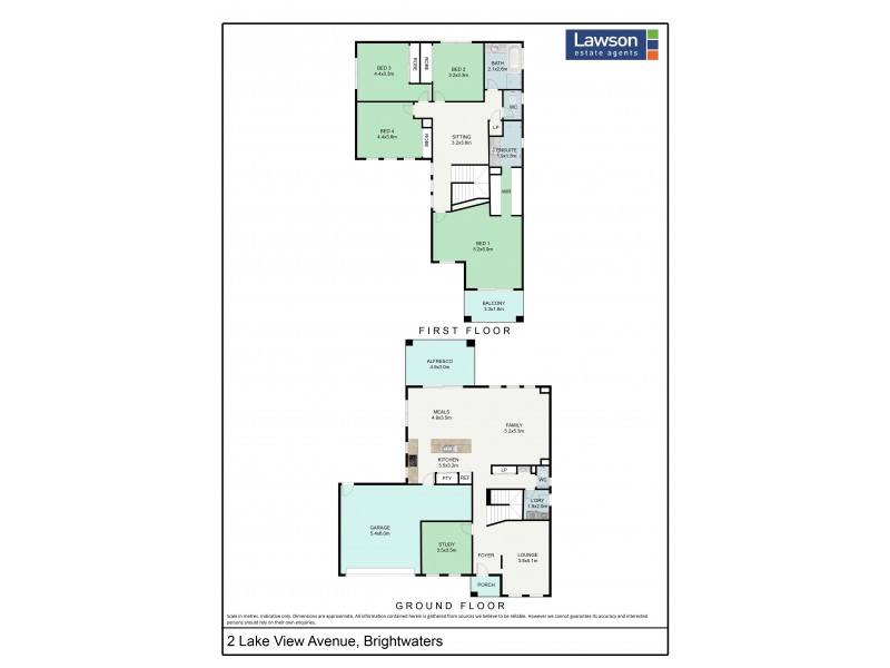 2 Lake View Avenue, Brightwaters NSW 2264 Floorplan