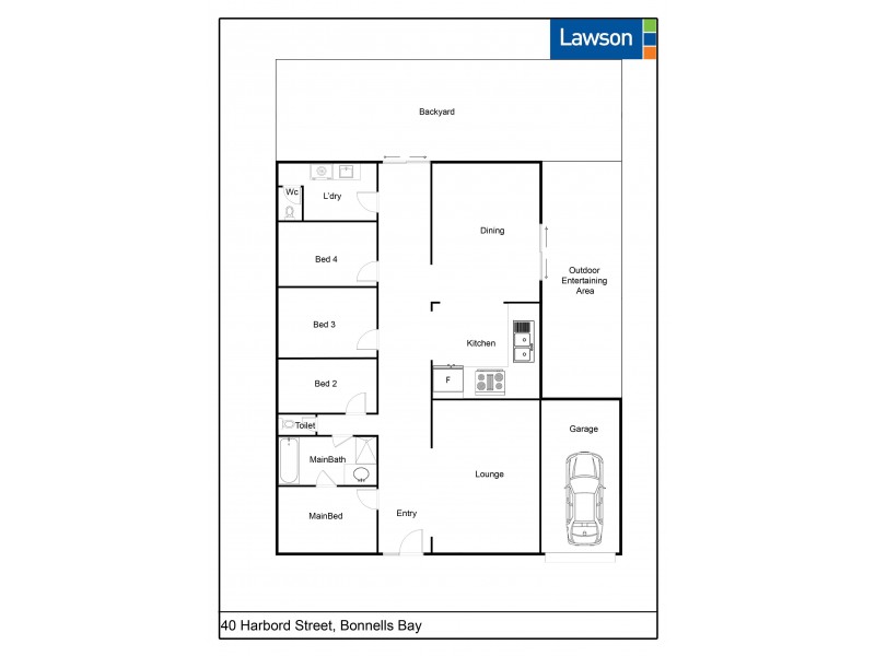 40 Harbord Street, Bonnells Bay NSW 2264 Floorplan